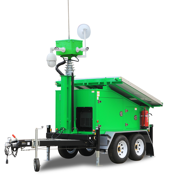 Towerable surveillance trailer VTS1200D-C